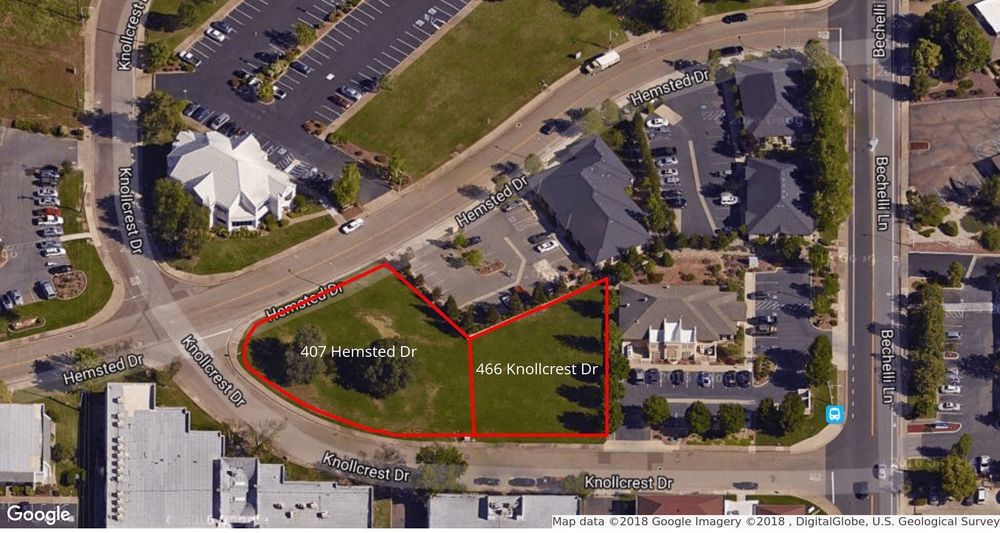 Hemsted & Knollcrest Commercial Land/Lots: 407 Hemsted Drive & 466 Knollcrest Drive, Redding, CA 96002
